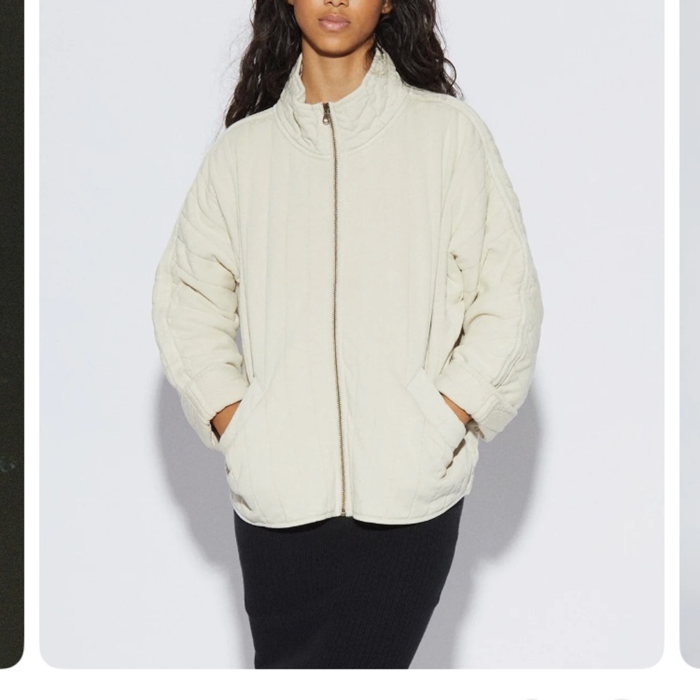 Arcaa Tessa jacket in sand, size medium. NWT